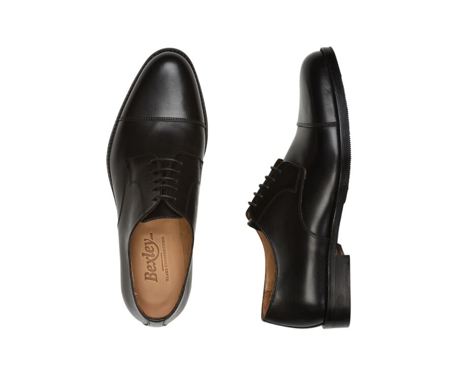 Derbies homme Noir semelle cuir avec patin - MAYFAIR CLASSIC PATIN