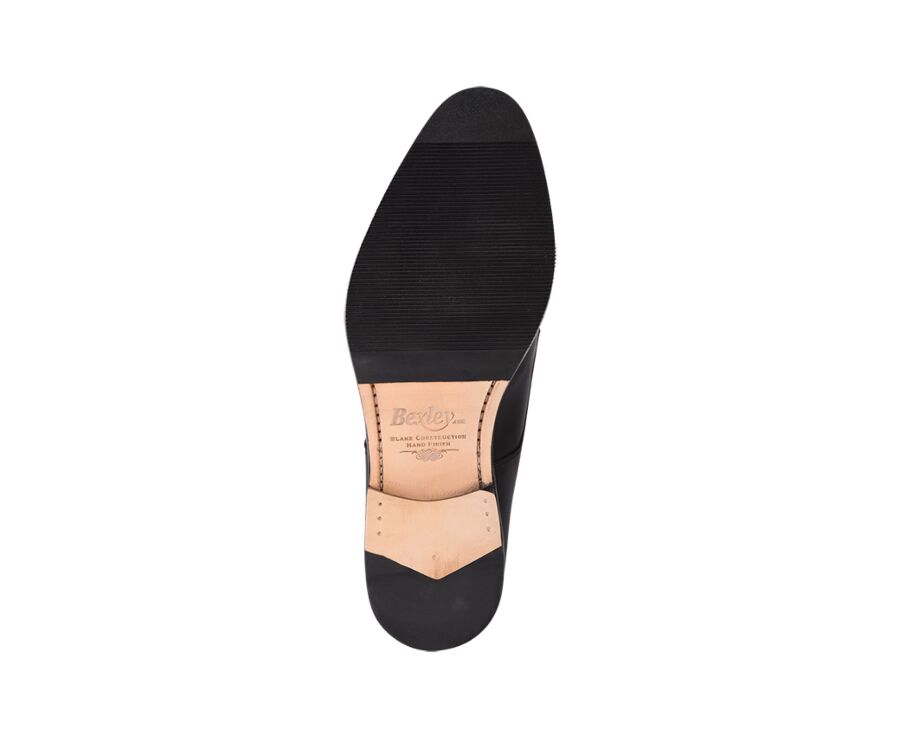 Derbies homme Noir semelle cuir avec patin - MAYFAIR CLASSIC PATIN