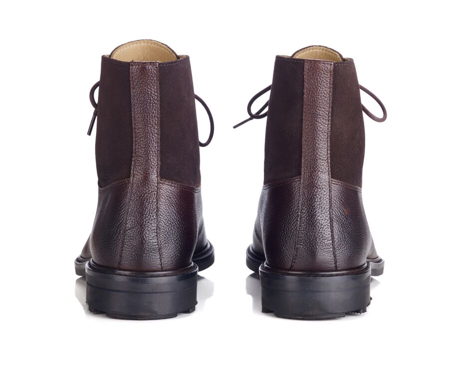 Boots homme Chocolat Grainé - KENT HIGH GOMME COUNTRY