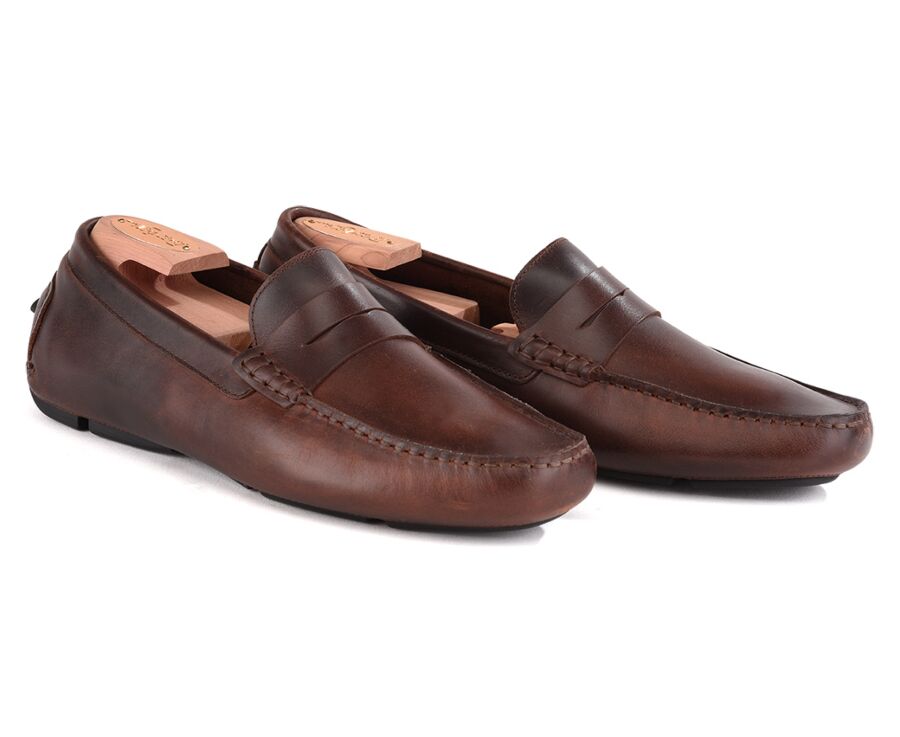 Mocassin homme été Chocolat - SEACREST II