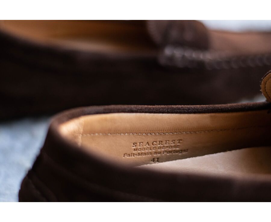 Mocassin homme été Velours Havane - SEACREST II