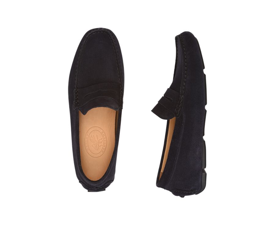 Mocassin homme été Velours Marine - SEACREST II