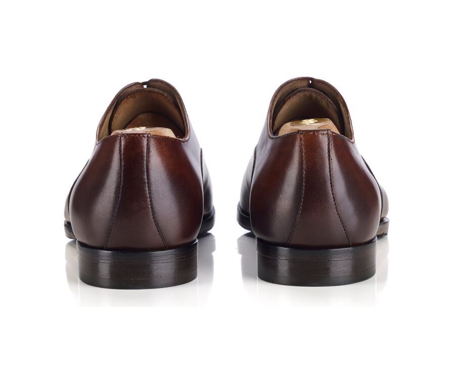Richelieu homme cognac patiné en cuir - TREMEZZO PATIN
