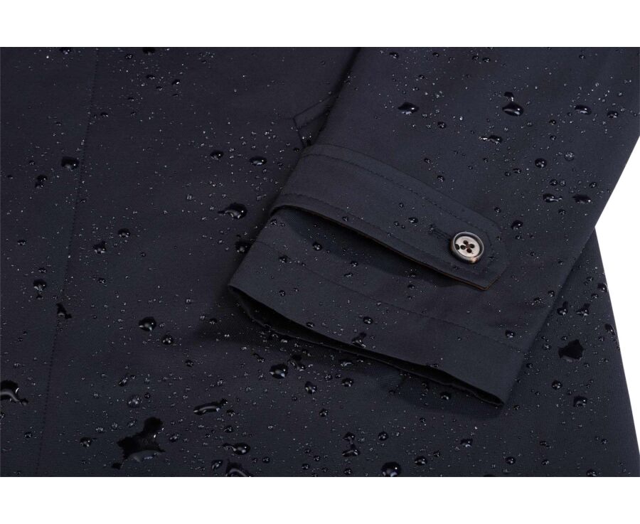 Trench homme noir déperlant - AURÈLE II