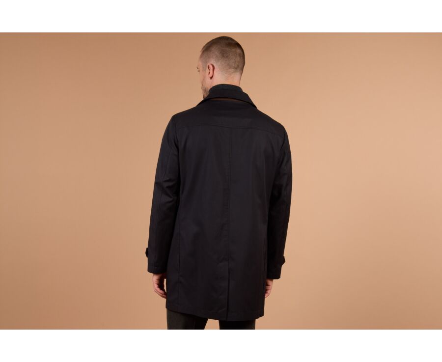 Trench homme noir déperlant - AURÈLE II