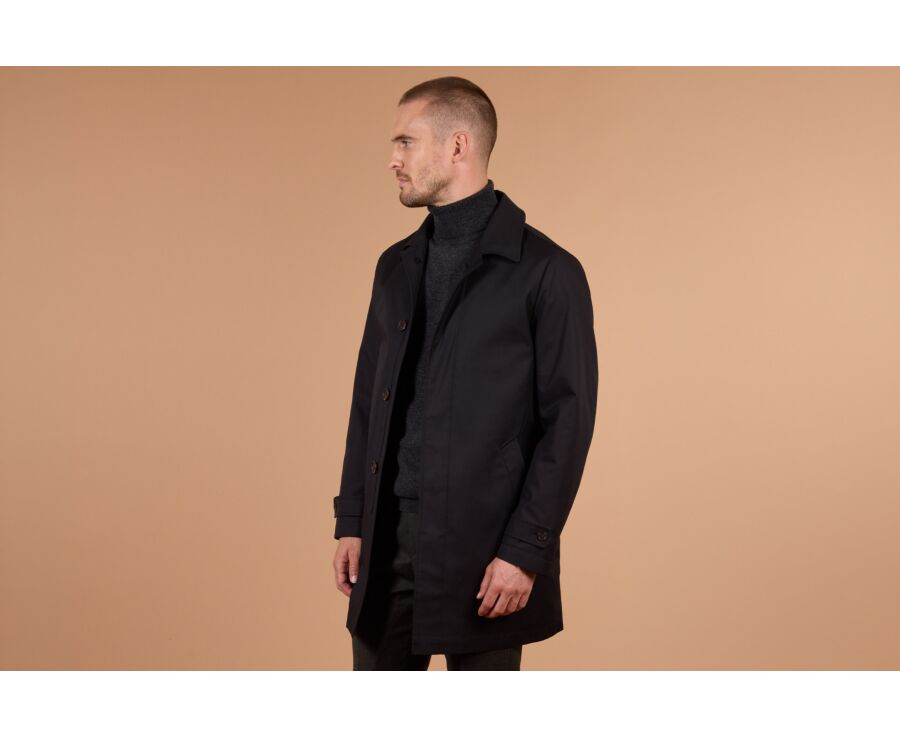 Trench homme noir déperlant - AURÈLE II
