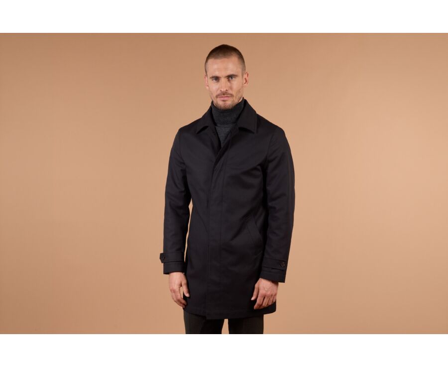 Trench homme noir déperlant - AURÈLE II