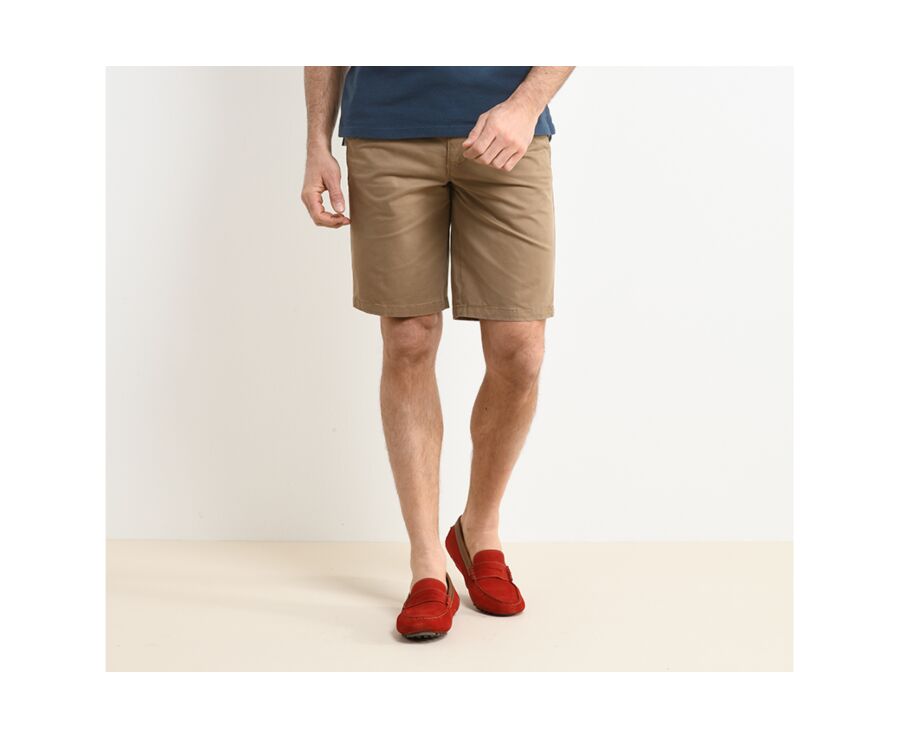 Bermuda chino homme Bronze - BARLOW