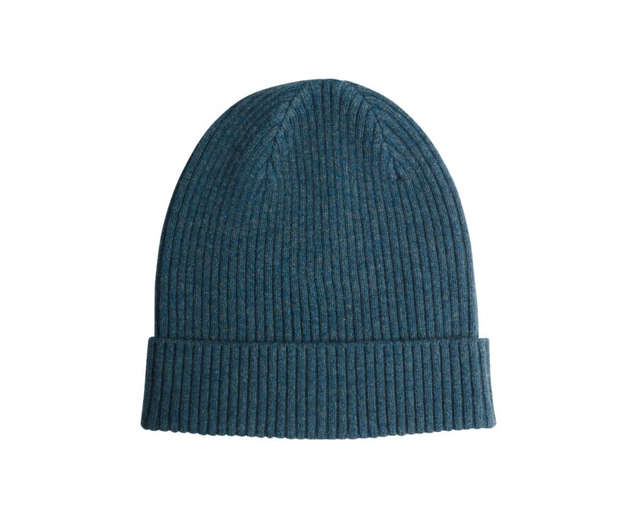 Bonnet laine homme Vert Foncé Chiné - BENNETH
