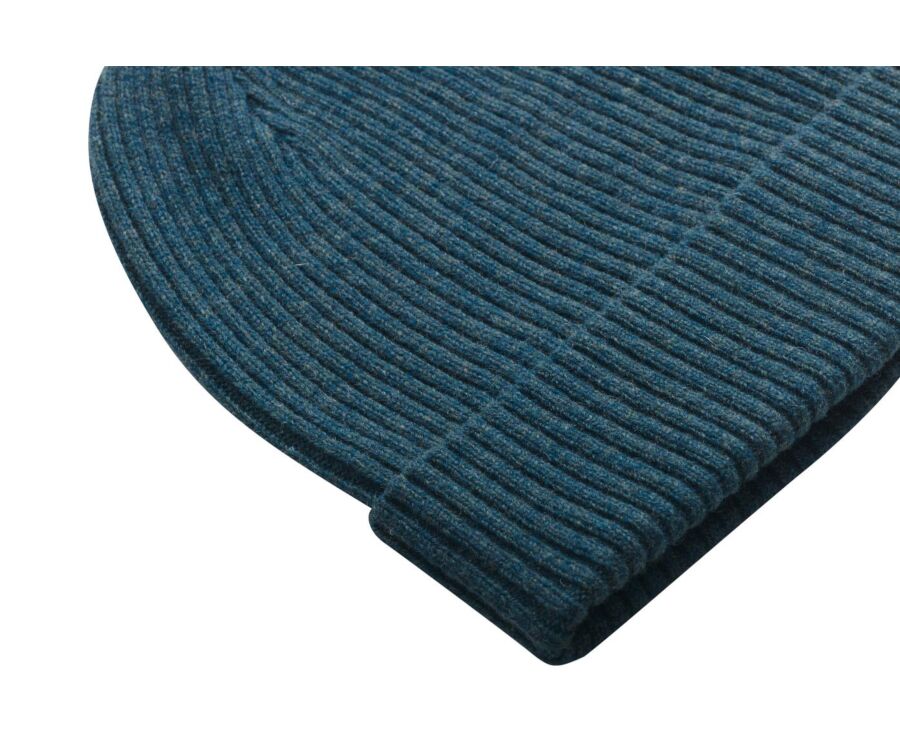 Bonnet laine homme Vert Foncé Chiné - BENNETH