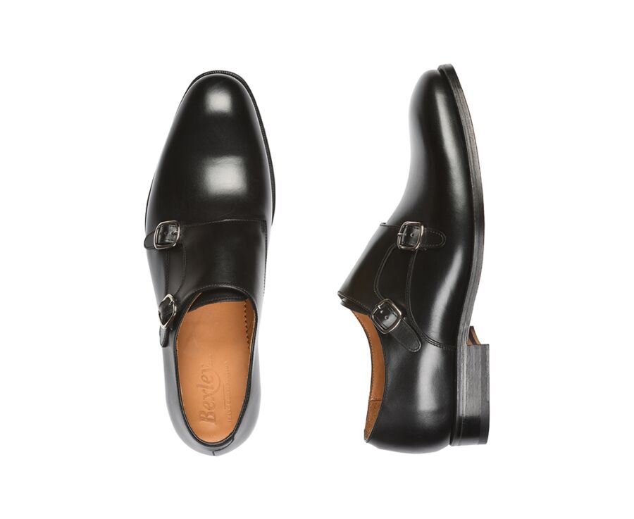 Chaussures homme double boucle Noir - CHIGWELL