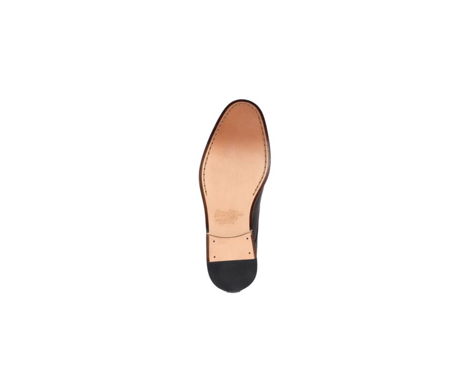 Derbies homme Chocolat Grainé semelle cuir - HILPERTON