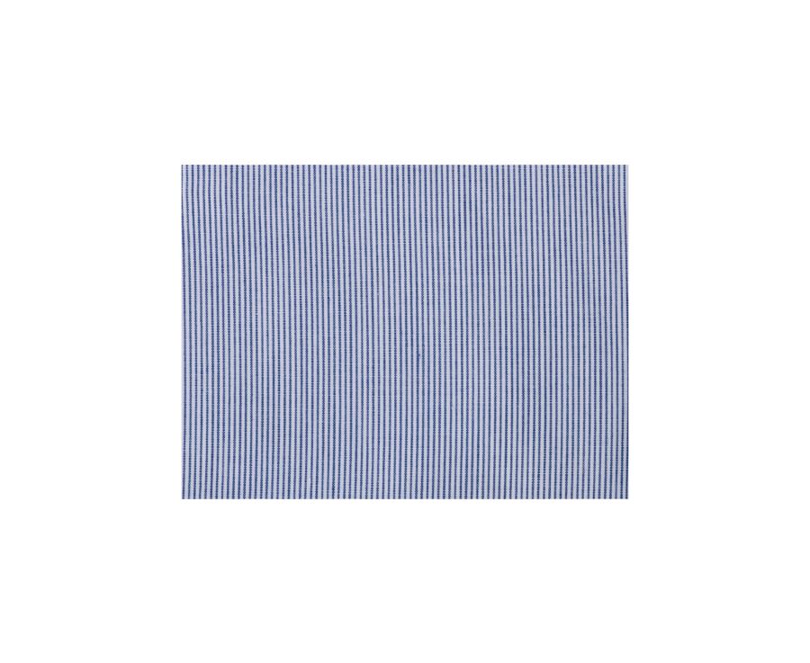 Chemise Bleue à rayures blanches - ANSELME