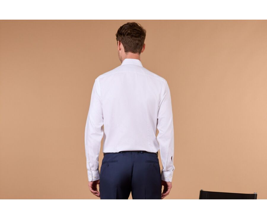 Chemise Oxford coton blanc - EVRARD
