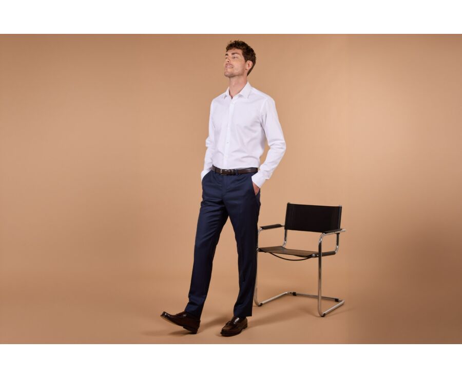 Chemise Oxford coton blanc - EVRARD