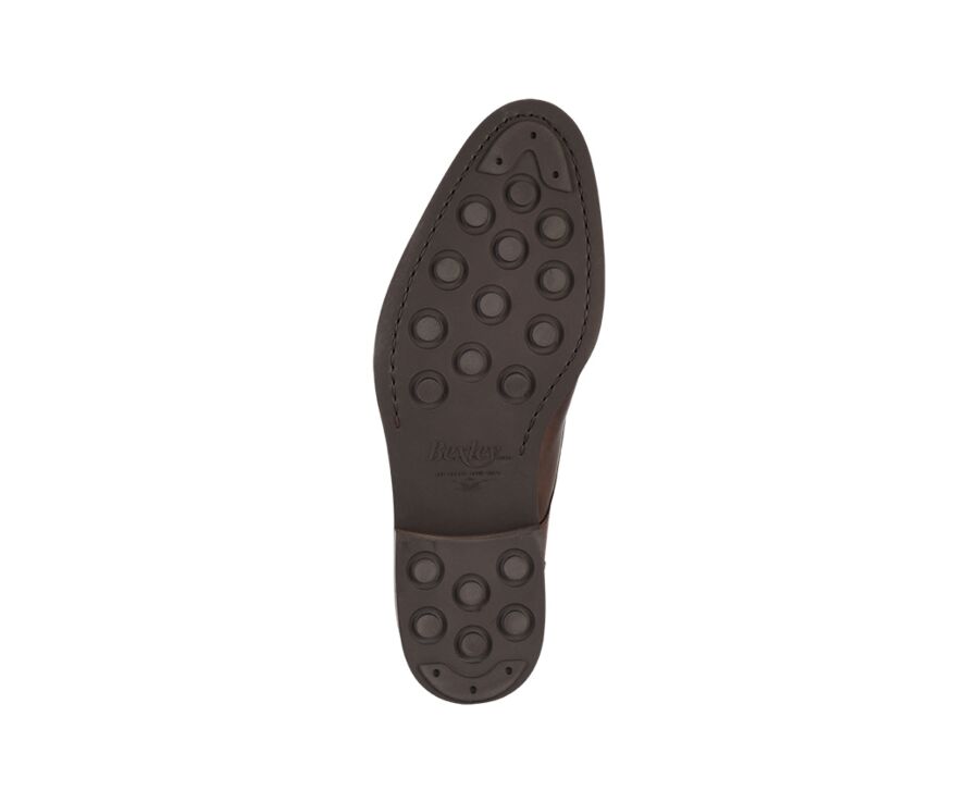 Derby boots homme à lacets Chocolat patiné - ENFIELD II GOMME CITY