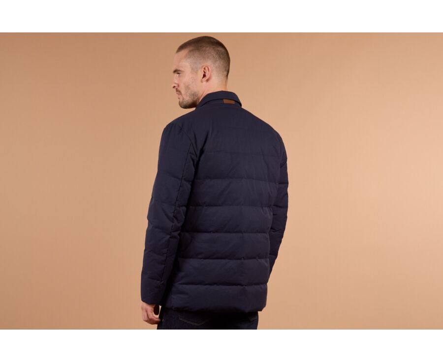 Parka homme navy légère en duvet d'oie - NILSEN