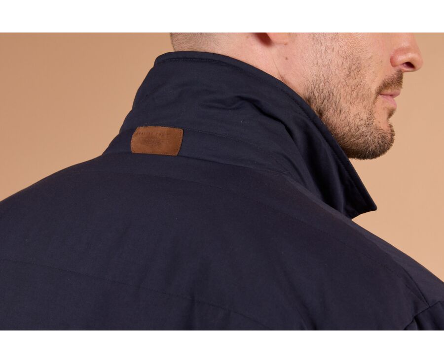Parka homme navy légère en duvet d'oie - NILSEN