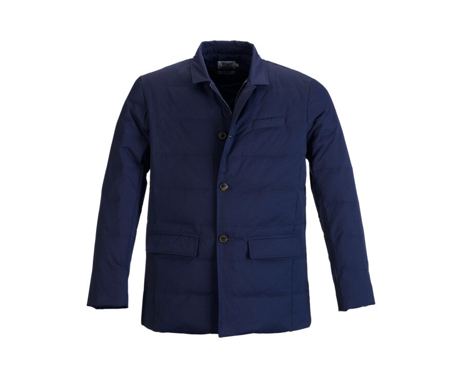 Parka homme navy légère en duvet d'oie - NILSEN