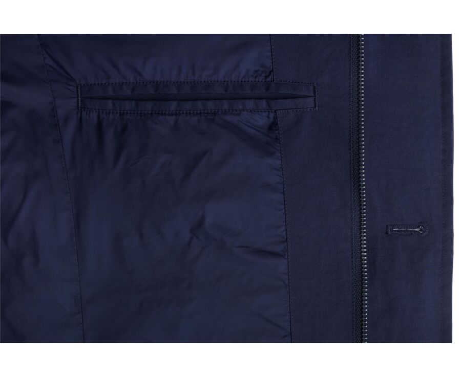 Parka homme navy légère en duvet d'oie - NILSEN
