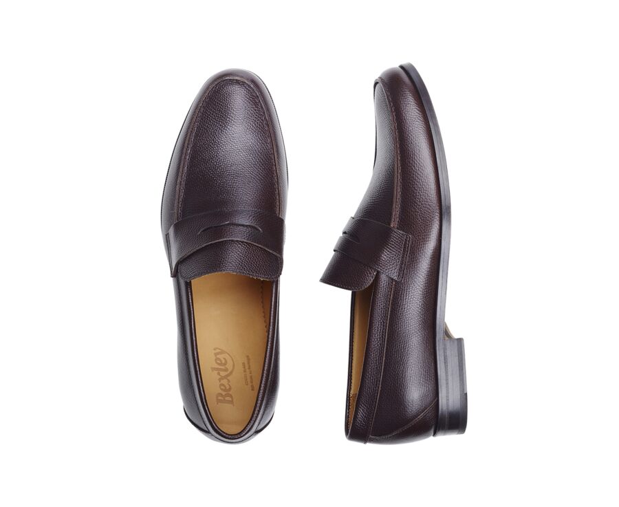 Mocassin homme Chocolat Grainé - DAVIES II