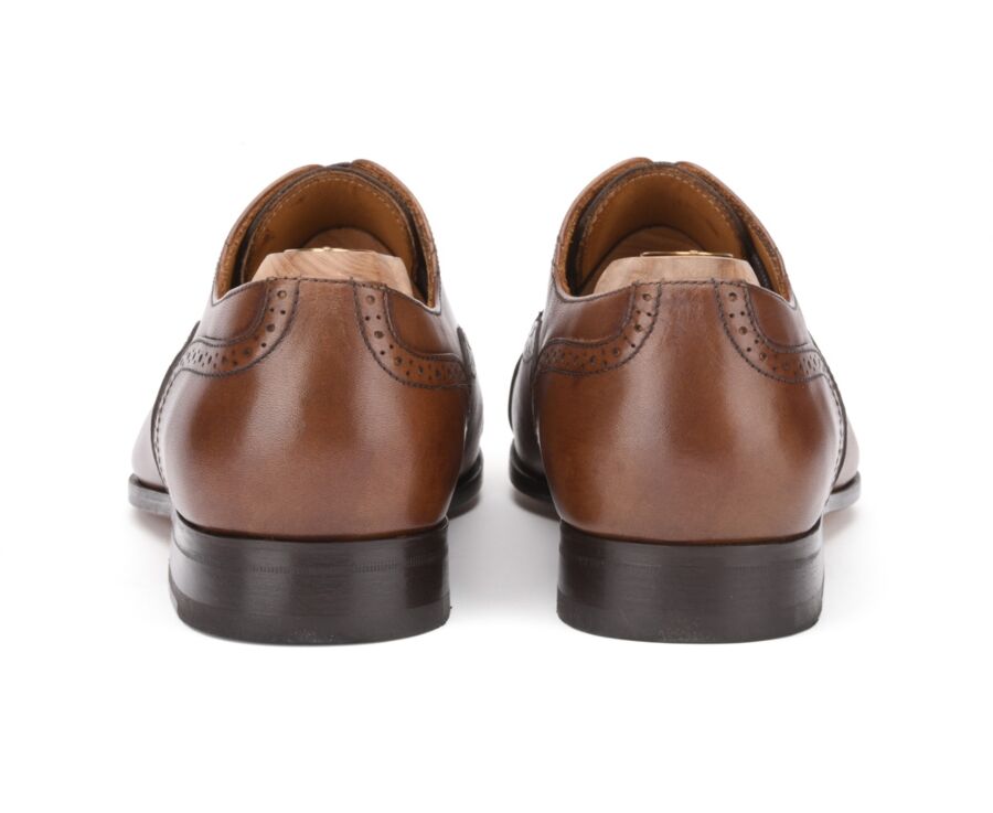 Richelieu homme Châtaigne Patiné semelle cuir - ALLINGTON