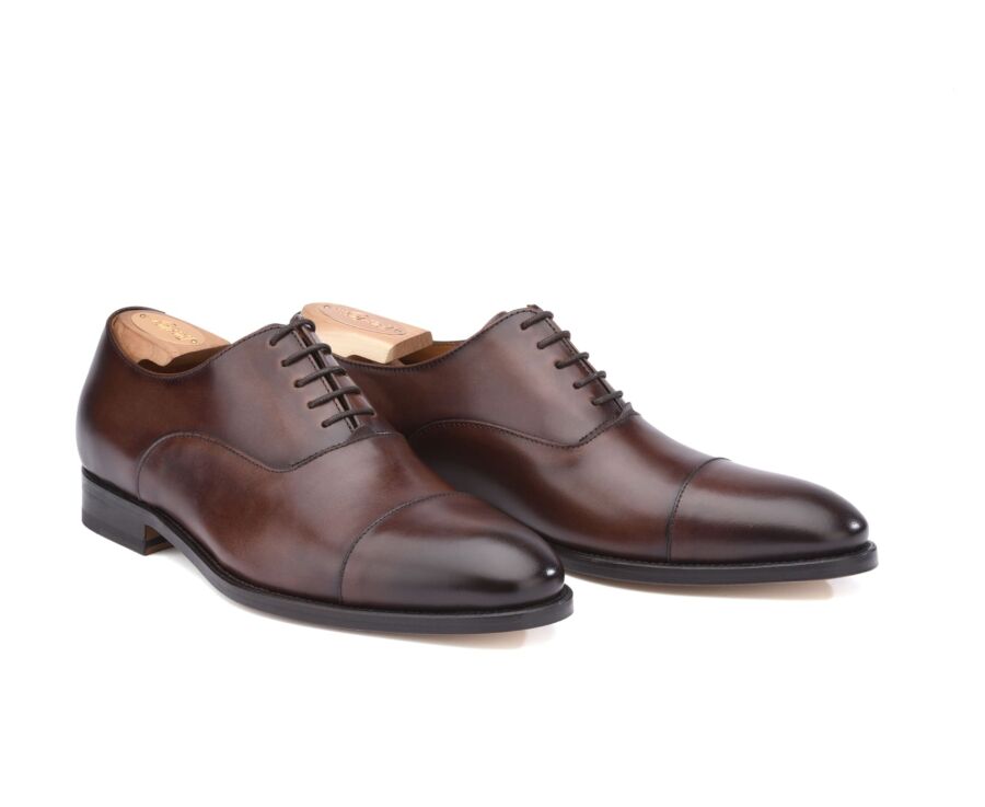 Richelieu homme Chocolat Patiné semelle cuir - WINFORD