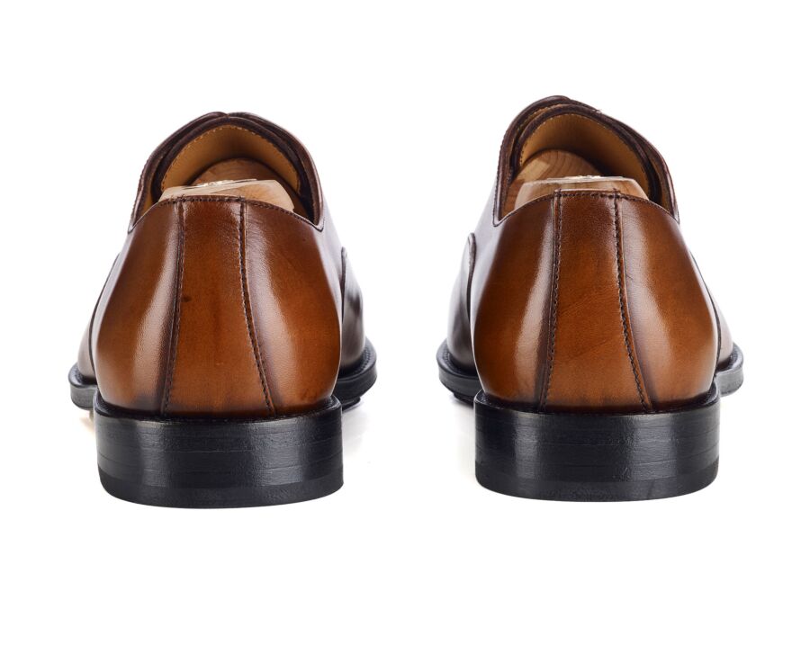 Richelieu homme doré patiné en cuir  - WINFORD