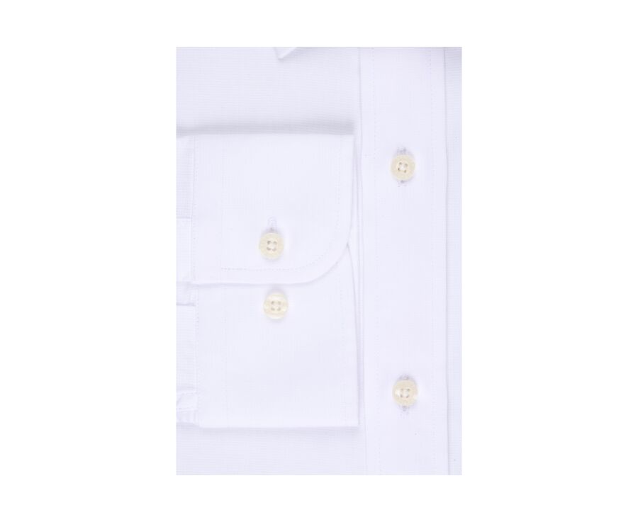 Chemise Blanche en coton - Col français - NORBERTIN