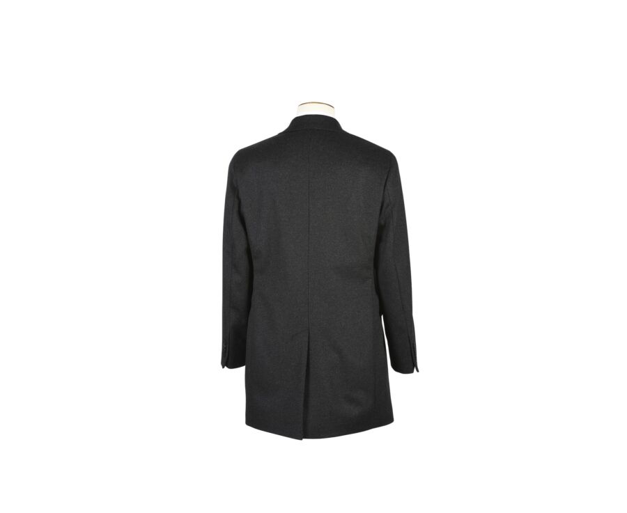 Manteau homme laine & cachemire hiver Gris Anthracite - HONORÉ II