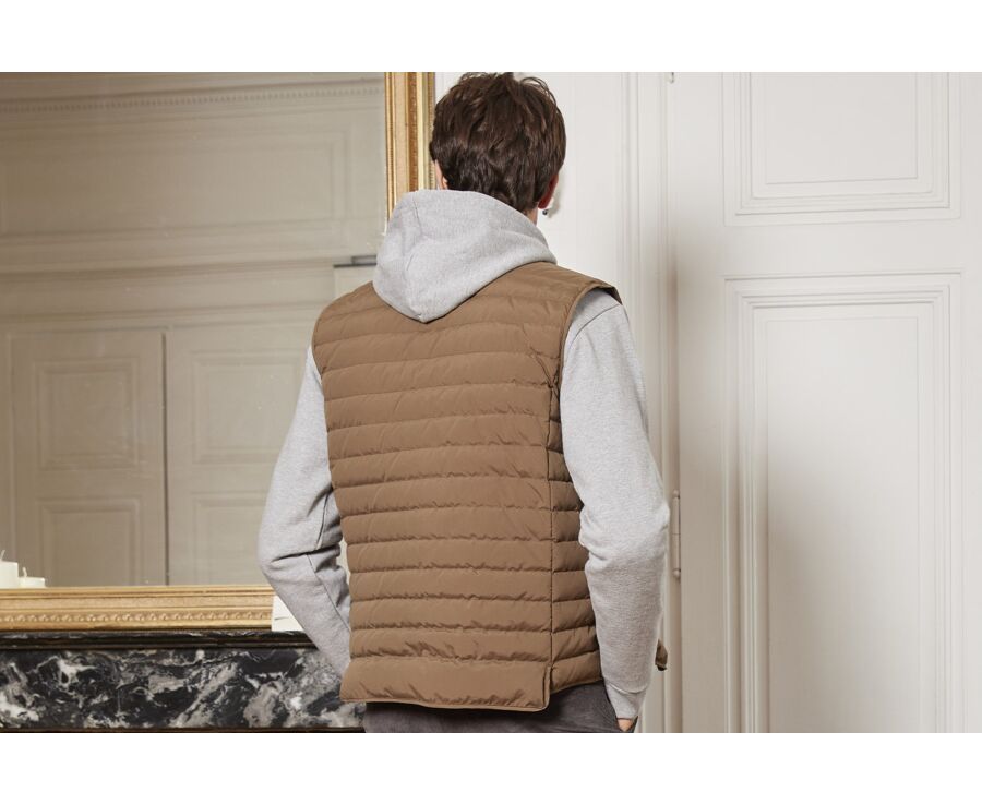 Doudoune sans manches homme Caramel - NIELS II