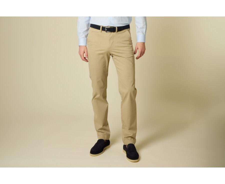 Pantalon chino pour homme Beige Mastic - JERRY II