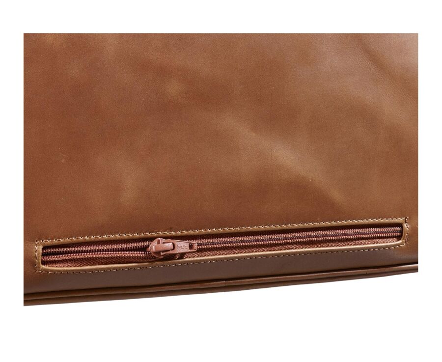 Cartable homme cuir avec bandoulière Gold - KARLINGTON III