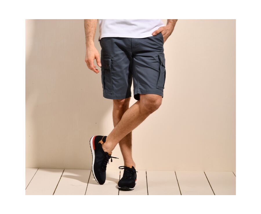 Bermuda cargo homme Bleu Nordique - CORBEN II