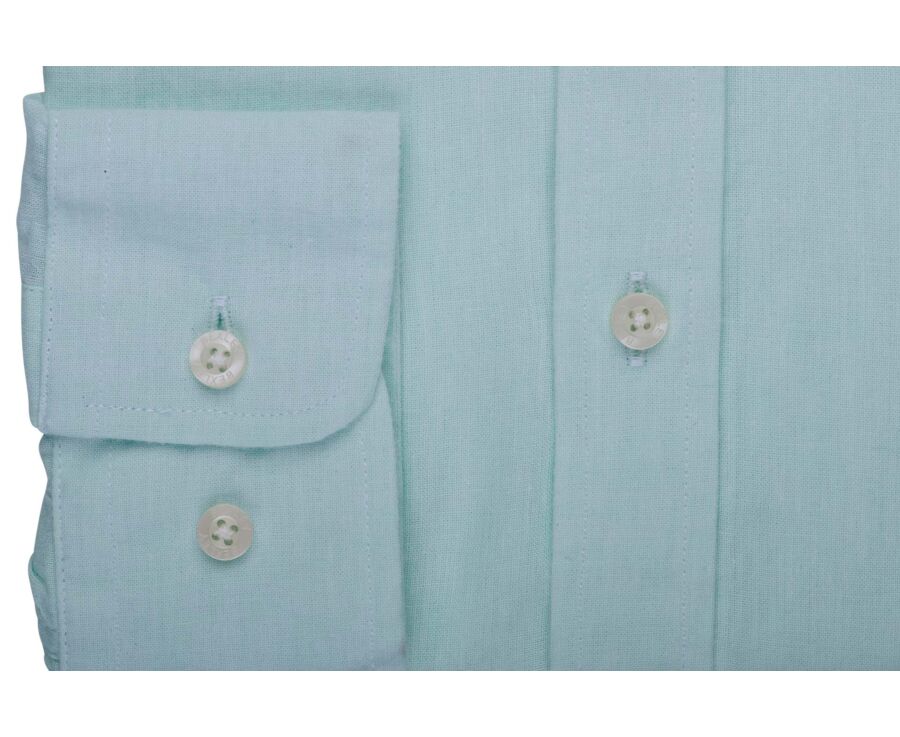 Chemise Homme Chambray Vert Pâle - SILBERT