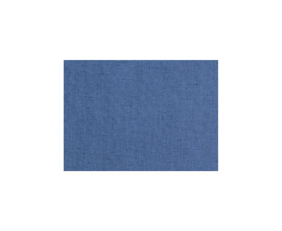 Chemise coton et lin indigo - Poche poitrine - COLTEN MC