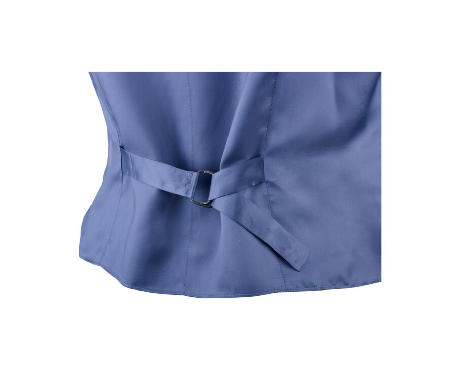 Gilet de costume homme Bleu clair chiné - LAZARE