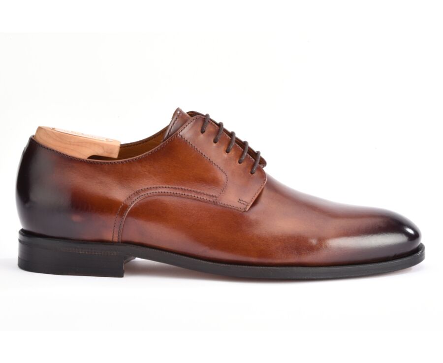 Derby homme châtaigne patiné - PENFORD