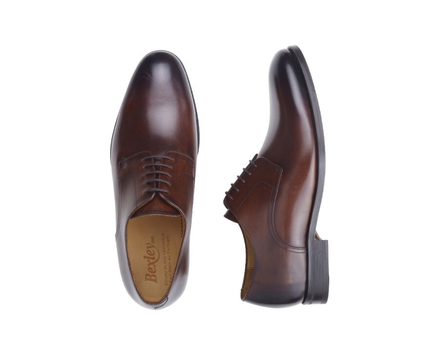 Derby homme Chocolat patiné - PENFORD