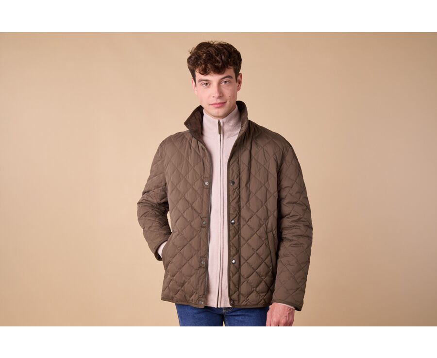 Veste matelassée homme Chocolat - TORSTEN II