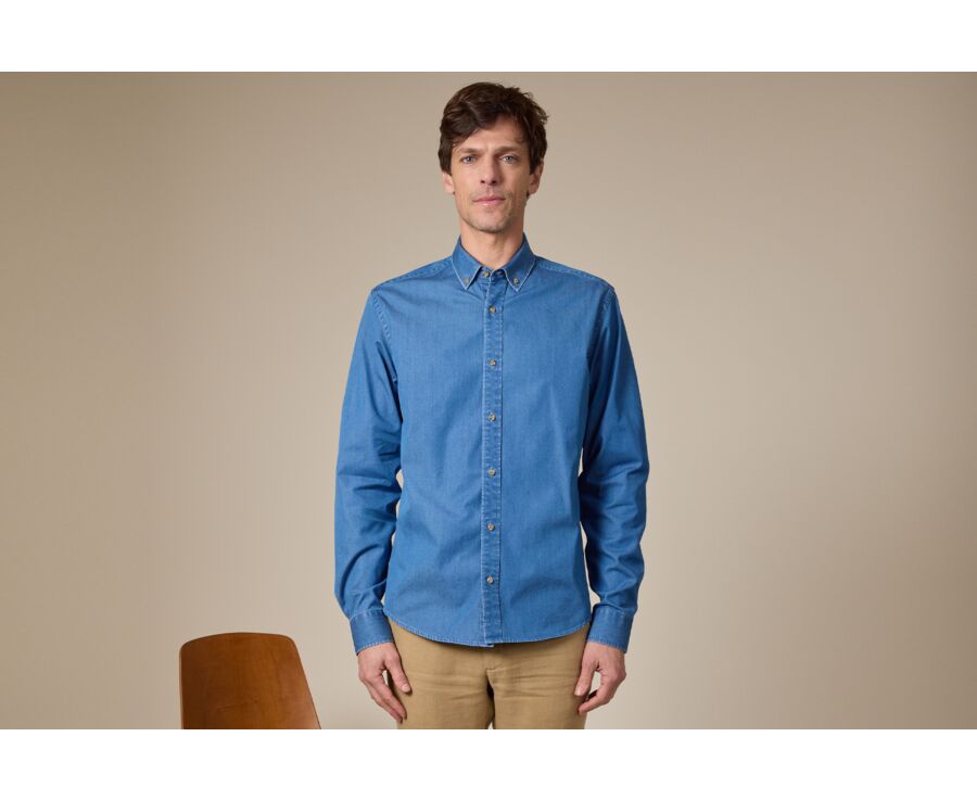 Chemise jean denim  - CAMERON