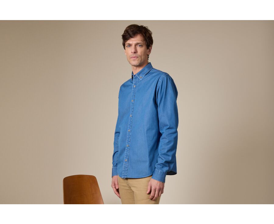 Chemise jean denim  - CAMERON