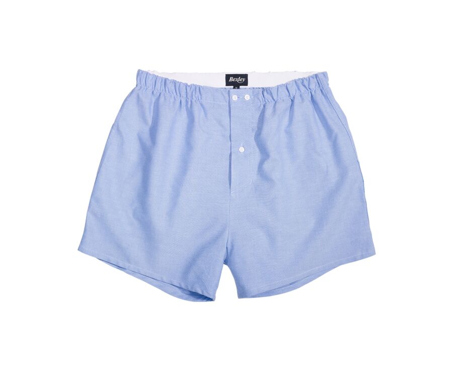 Boîte de 2 caleçons homme Bleu clair/ Rayé Vert et blanc - ELON
