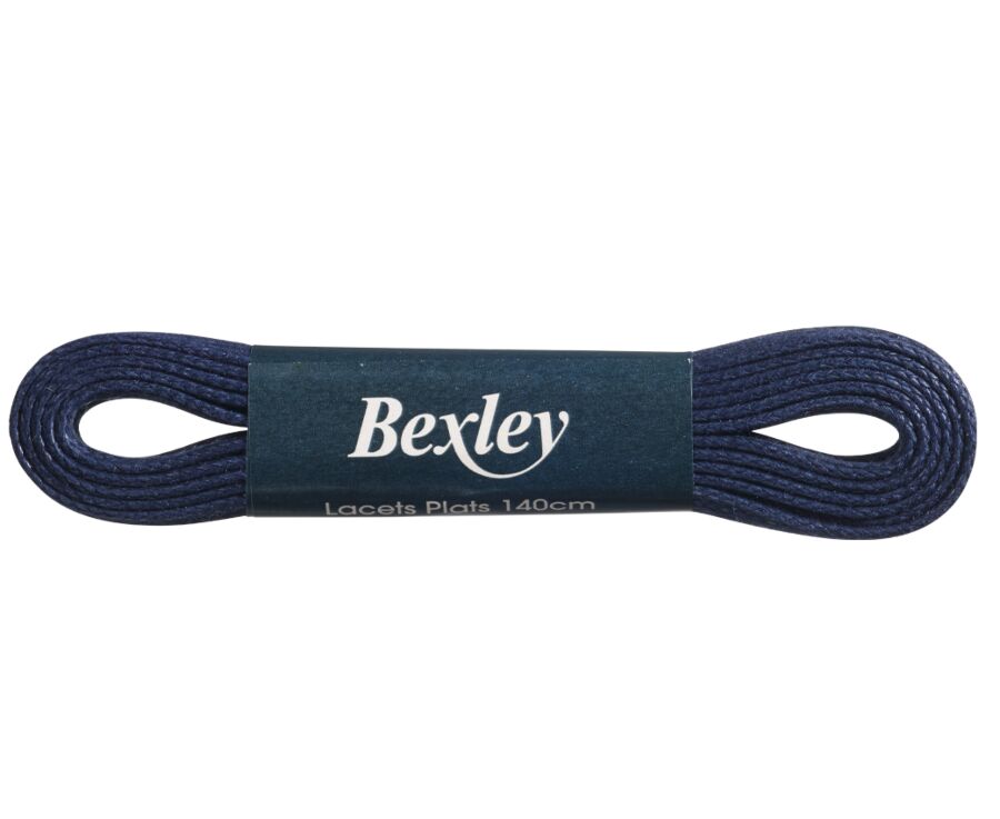 1 paire de lacets Navy pour sneakers montantes