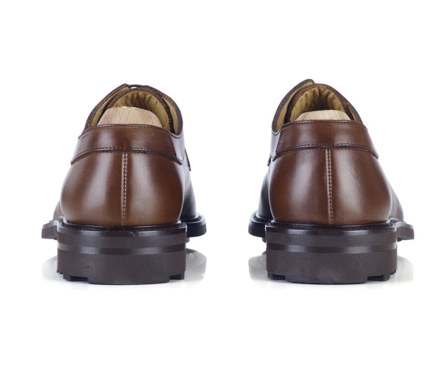 Derbies homme Cognac - semelle gomme - HUDSON II GOMME COUNTRY