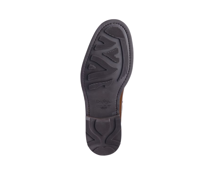 Derbies homme Cognac - semelle gomme - HUDSON II GOMME COUNTRY