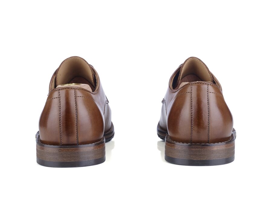 Derby homme Noisette patiné - EASTLING PATIN