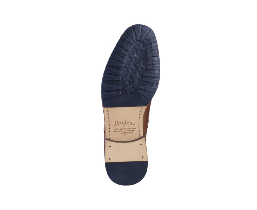Derby homme Noisette patiné - EASTLING PATIN