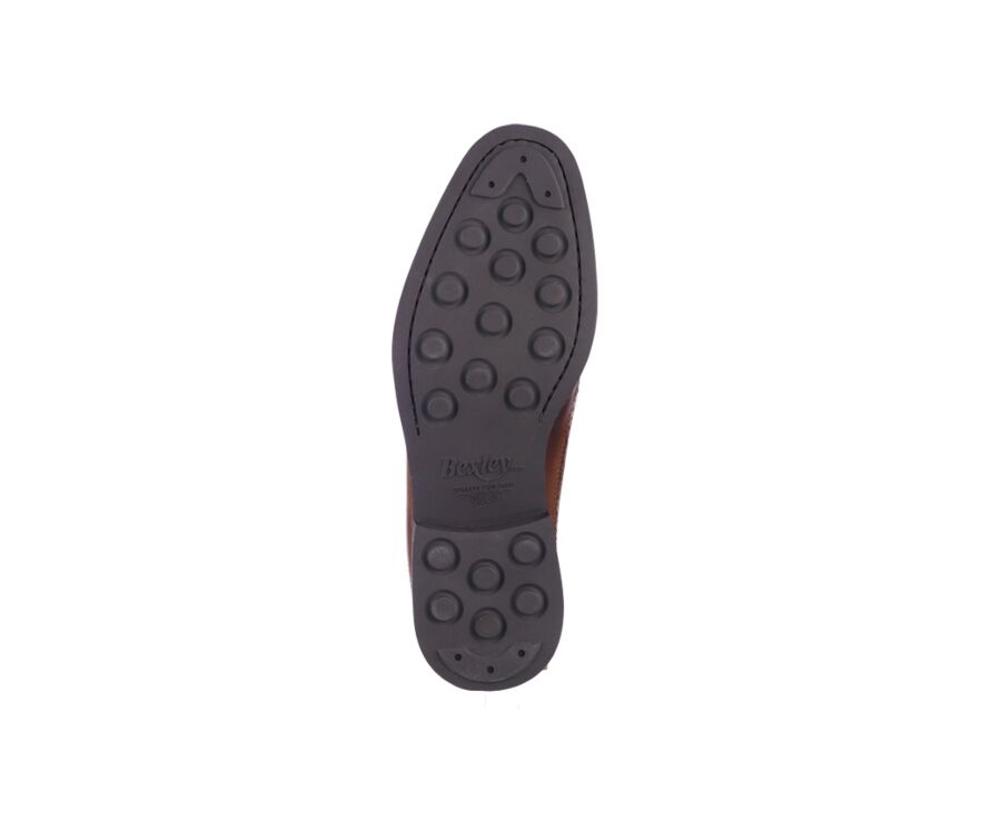 Derbies homme cuir Chocolat patiné - BESFORD GOMME CITY