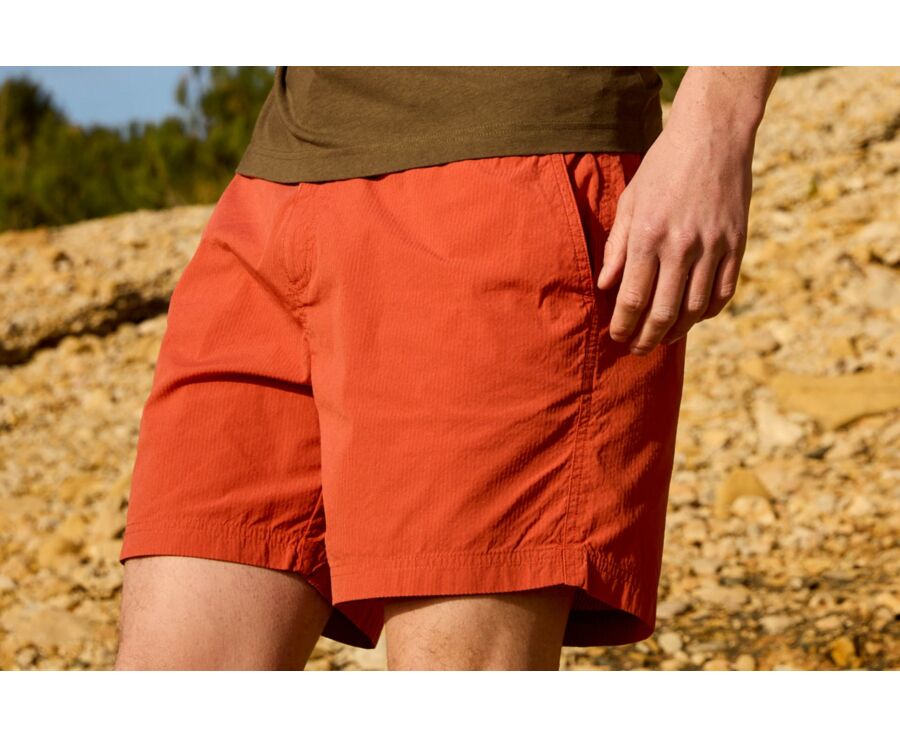 Short de bain homme Rouge Basque - BRENTAN